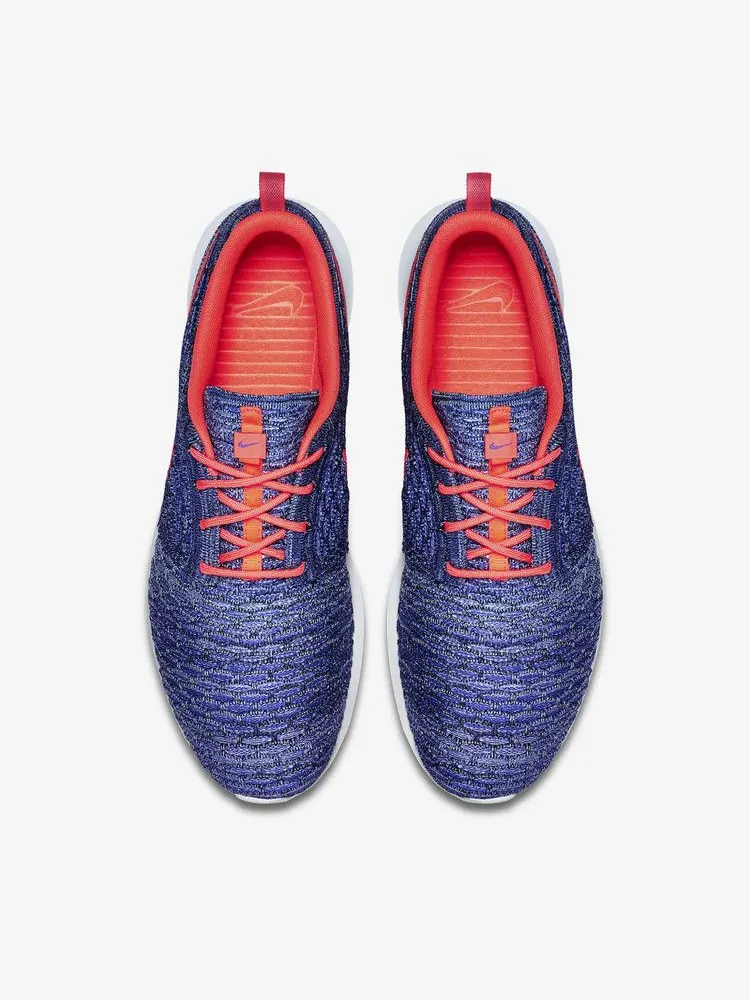 Кроссовки Nike Roshe Flyknit — изображение 4 из 7, фиолетовый/белый