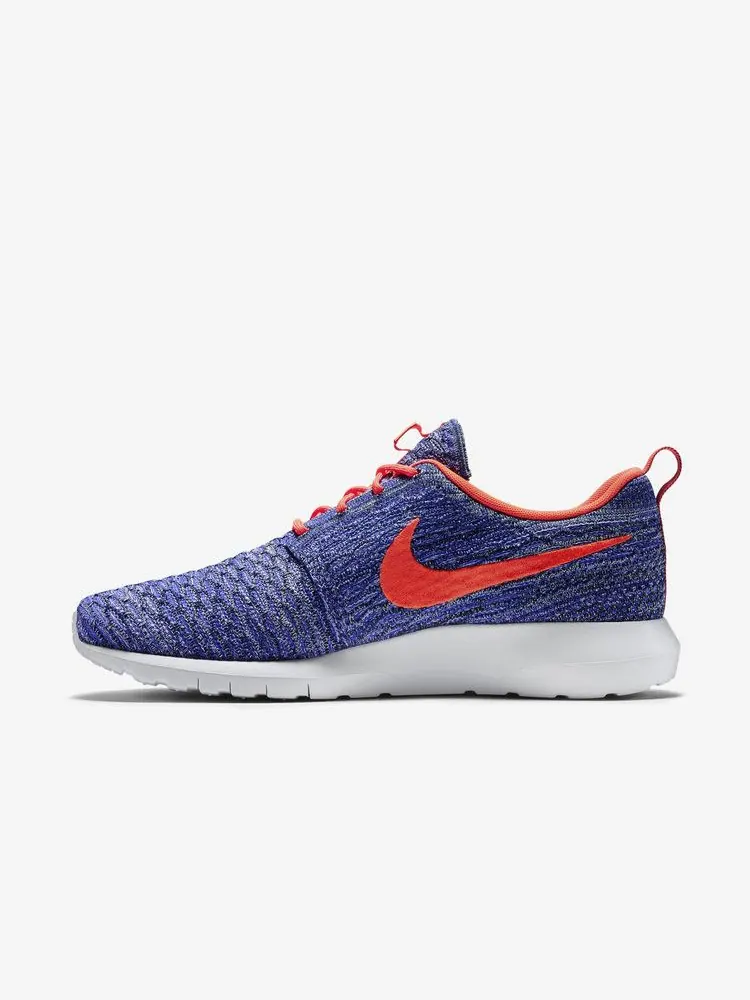 Кроссовки Nike Roshe Flyknit — изображение 5 из 7, фиолетовый/белый