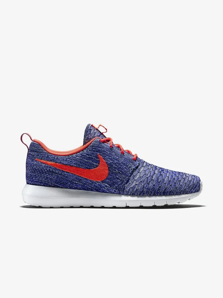 Кроссовки Nike Roshe Flyknit — изображение 7 из 7, фиолетовый/белый