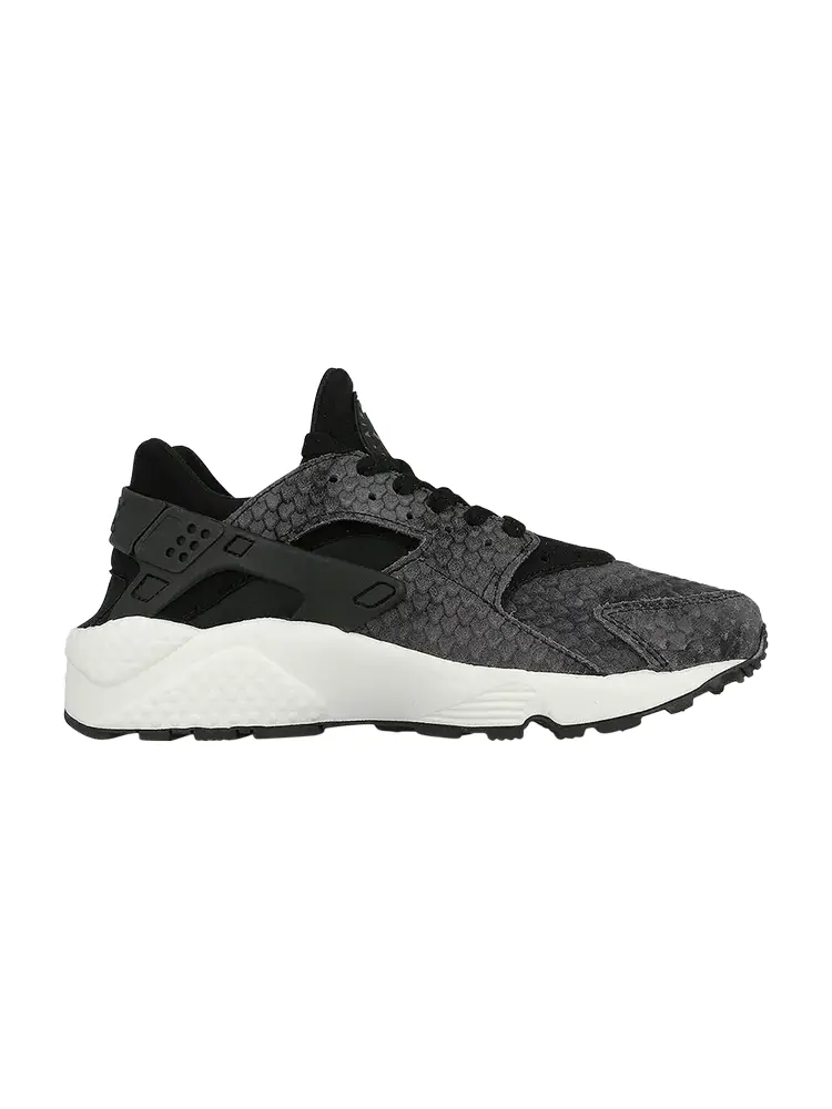 Кроссовки Nike Wmns Air Huarache Run Premium 'Black' — изображение 1 из 1, черный