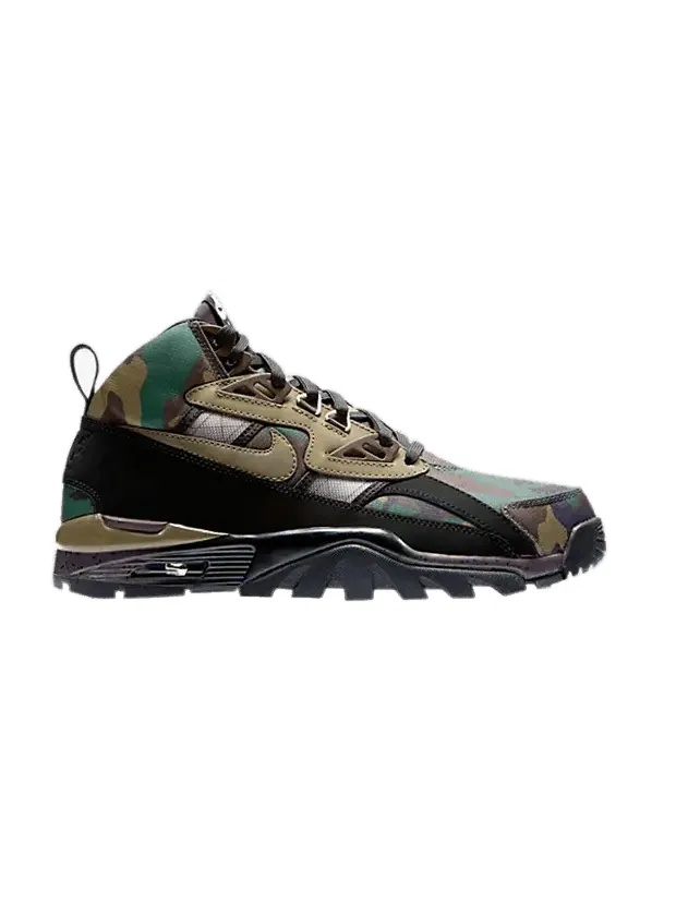 Кроссовки Nike Air Trainer SC High SneakerBoot — изображение 1 из 1, черный/черный//оливковый