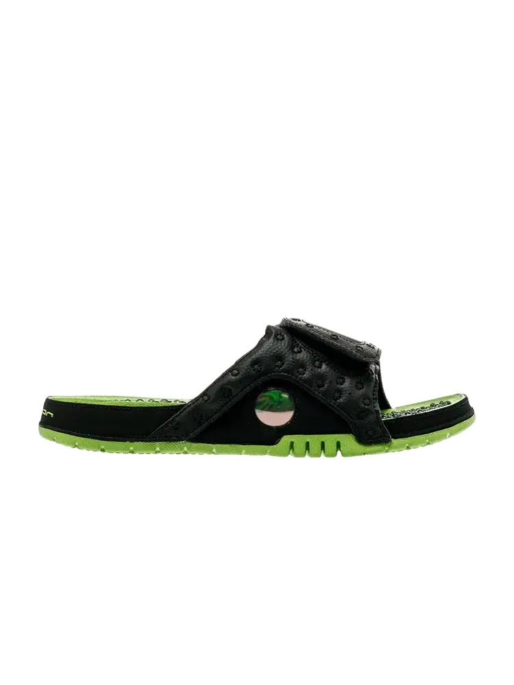 Кроссовки Air Jordan Jordan Hydro 13 Retro Slide 'Black Green' — изображение 1 из 1, черный/зеленый