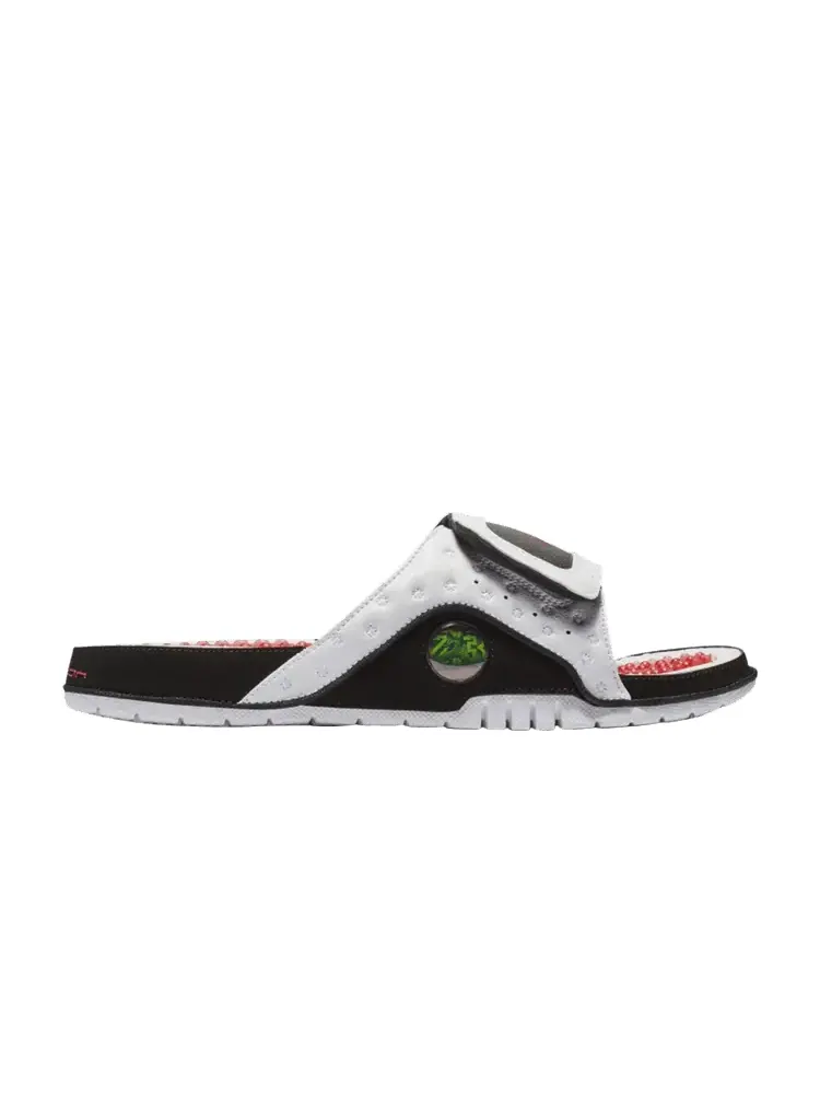 Шлепанцы Jordan Hydro 13 Retro Slide 'White Red Black' — изображение 1 из 1, белый красный черный