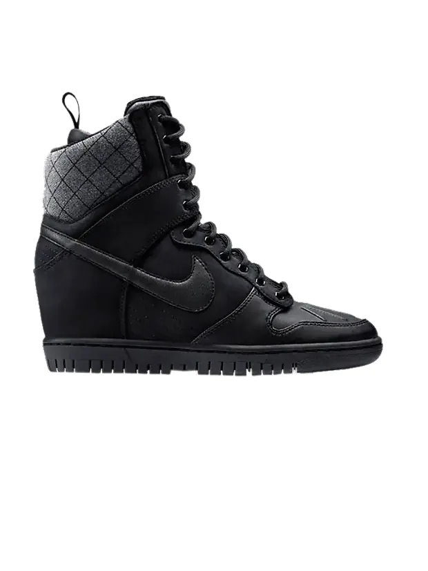 Кроссовки Nike Wmns Dunk Sky High SneakerBoot — изображение 1 из 1, черный