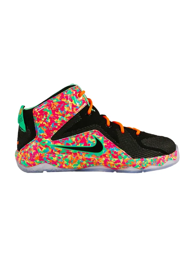 Кроссовки Nike LeBron 12 GS 'Cereal' — изображение 1 из 1, черный