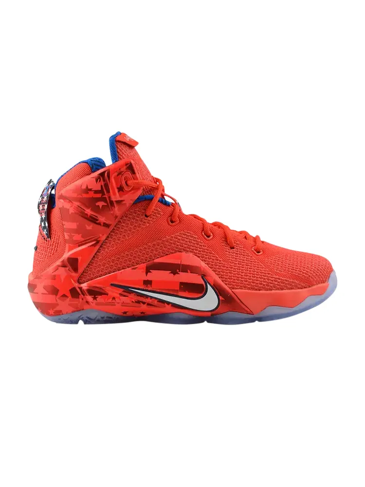 Кроссовки Nike Lebron 12 GS 'USA' — изображение 1 из 1, красный