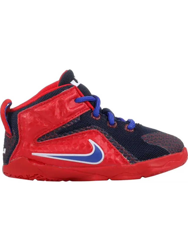 Кроссовки Nike LeBron 12 TD 'Red Navy' — изображение 1 из 1, синий