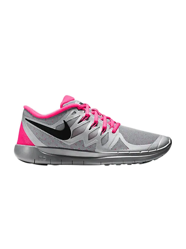 Кроссовки Nike Free 5.0 Flash GS 'Reflect Silver' — изображение 1 из 1, серебряный