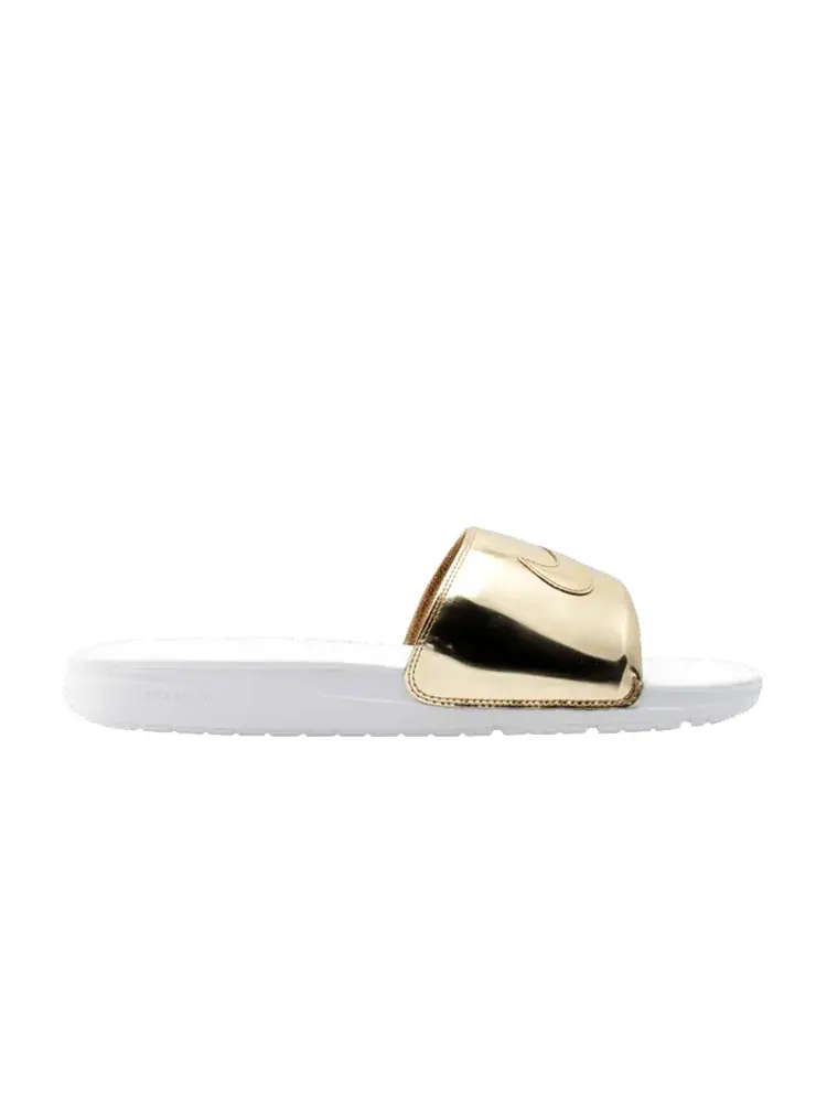 Кроссовки Nike Benassi Solarsoft Slide Sp 'Liquid Gold' — изображение 1 из 5