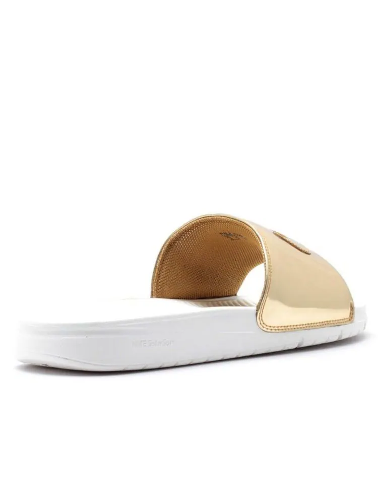 Кроссовки Nike Benassi Solarsoft Slide Sp 'Liquid Gold' — изображение 4 из 5