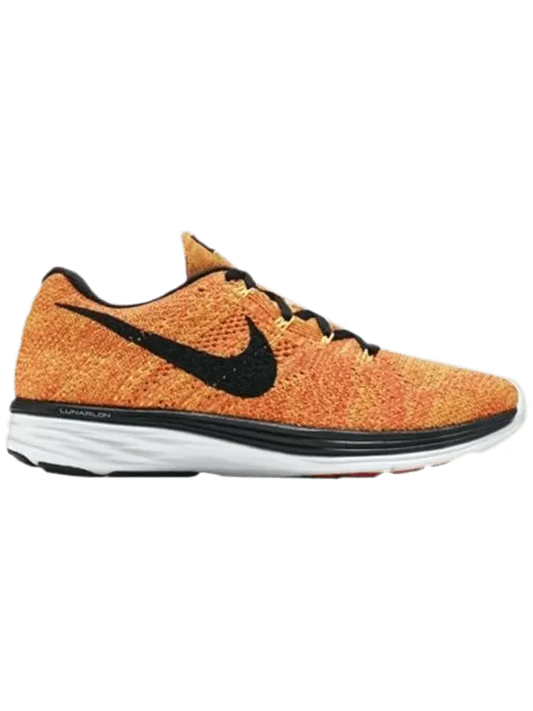 Кроссовки Nike Wmns Flyknit Lunar 3 'Bright Mango Volt' — изображение 1 из 1, оранжевый