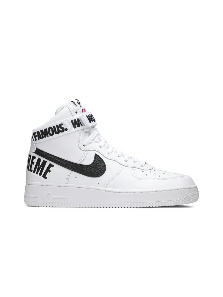 Кроссовки Nike Supreme x Air Force 1 High Supreme 'White' — изображение 1 из 4, белый