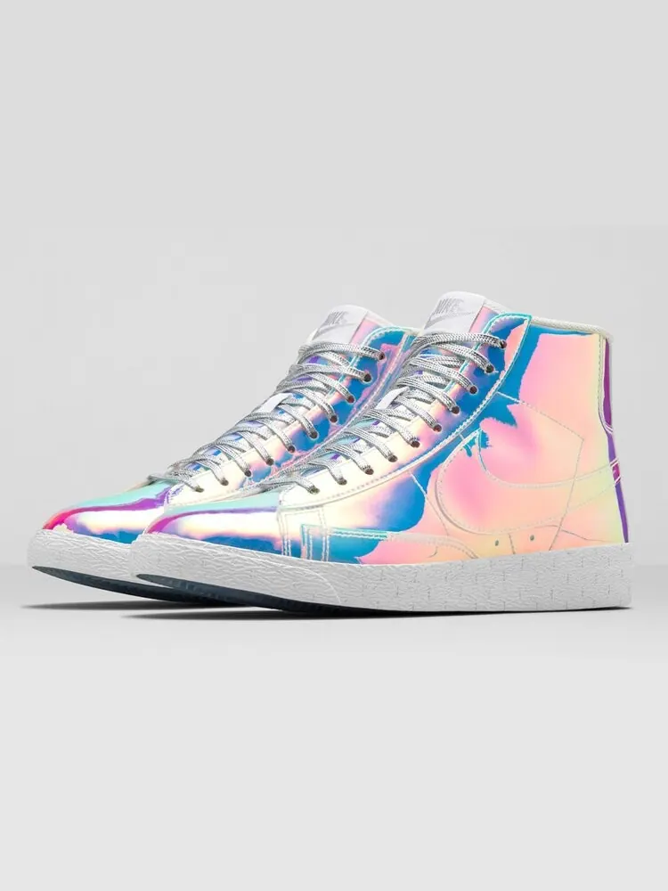 Кроссовки Nike Wmns Blazer Mid Prm Qs 'Iridescent' — изображение 2 из 4, мульти