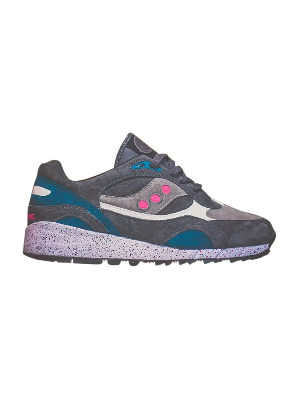 Кроссовки Offspring x Shadow 6000 Saucony — изображение 1 из 4, серый/зеленый/розовый