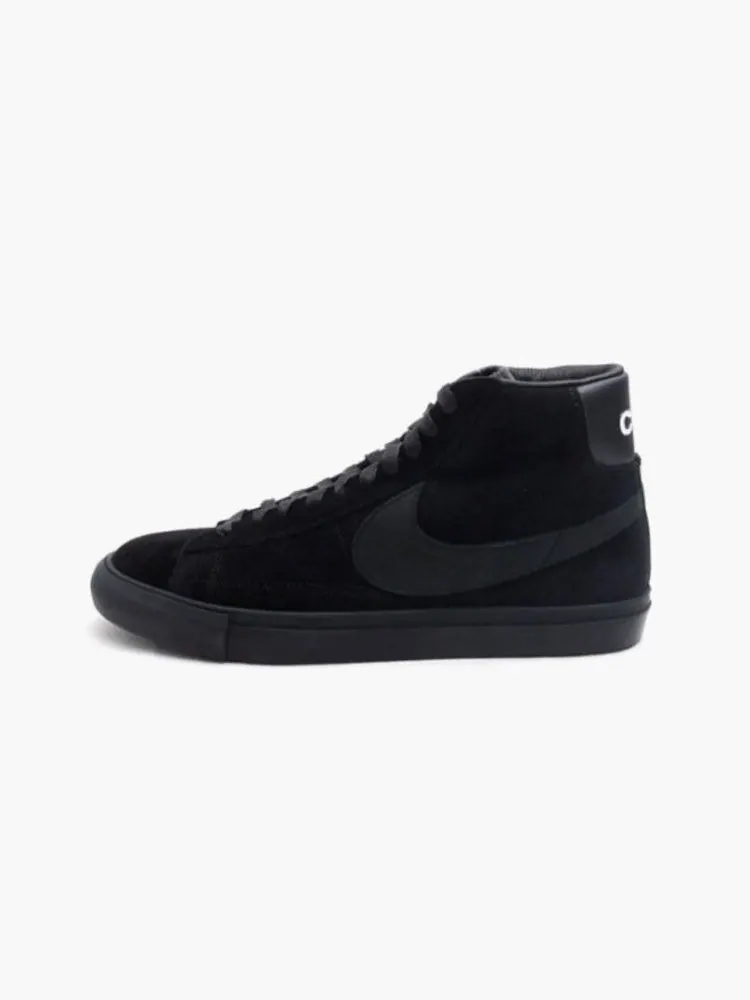 Кроссовки Nike Comme des Garçons x Blazer 'Black' — изображение 2 из 4, черный/черный