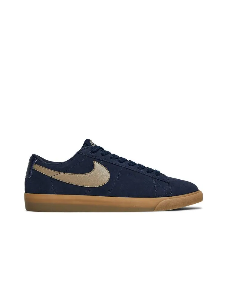 Кроссовки Nike Blazer Low SB 'Navy Gum' — изображение 2 из 9