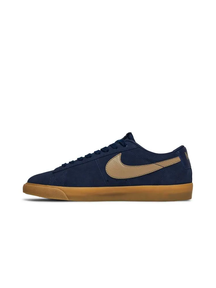 Кроссовки Nike Blazer Low SB 'Navy Gum' — изображение 4 из 9