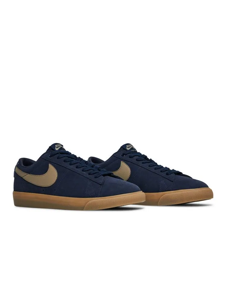 Кроссовки Nike Blazer Low SB 'Navy Gum' — изображение 9 из 9