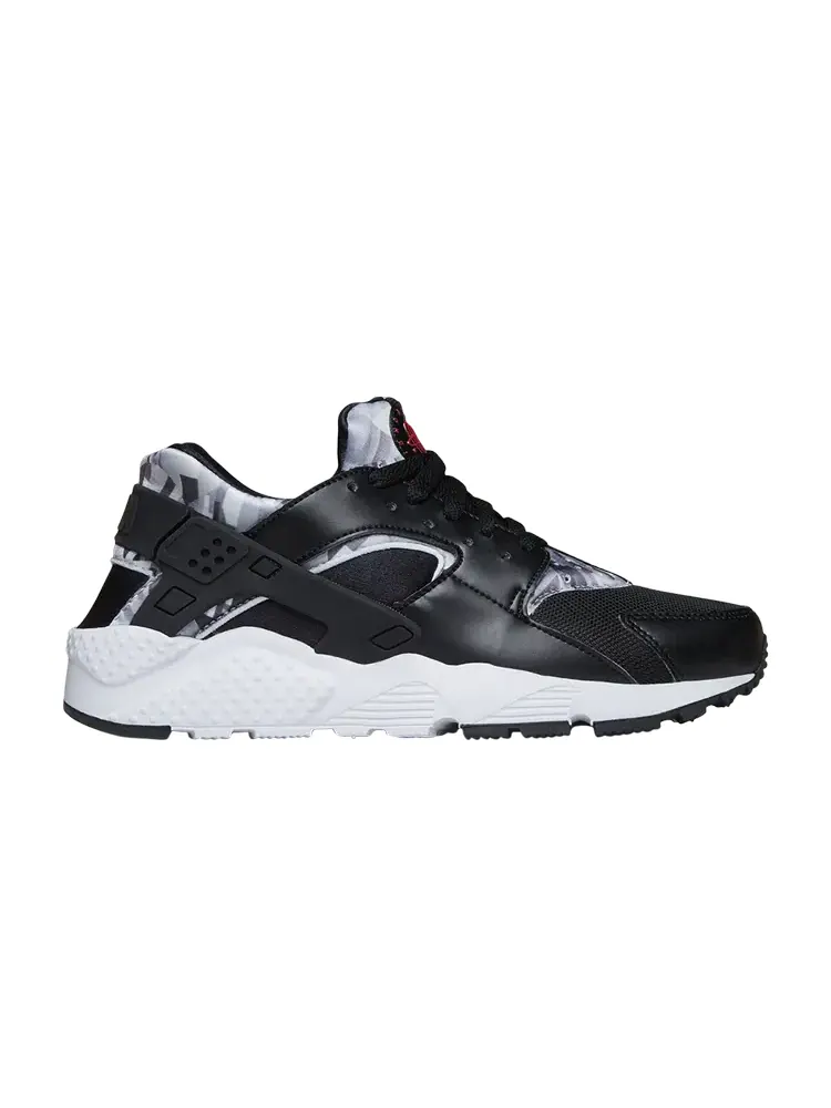 Кроссовки Nike Huarache Run Print GS 'Black' — изображение 1 из 1, черный