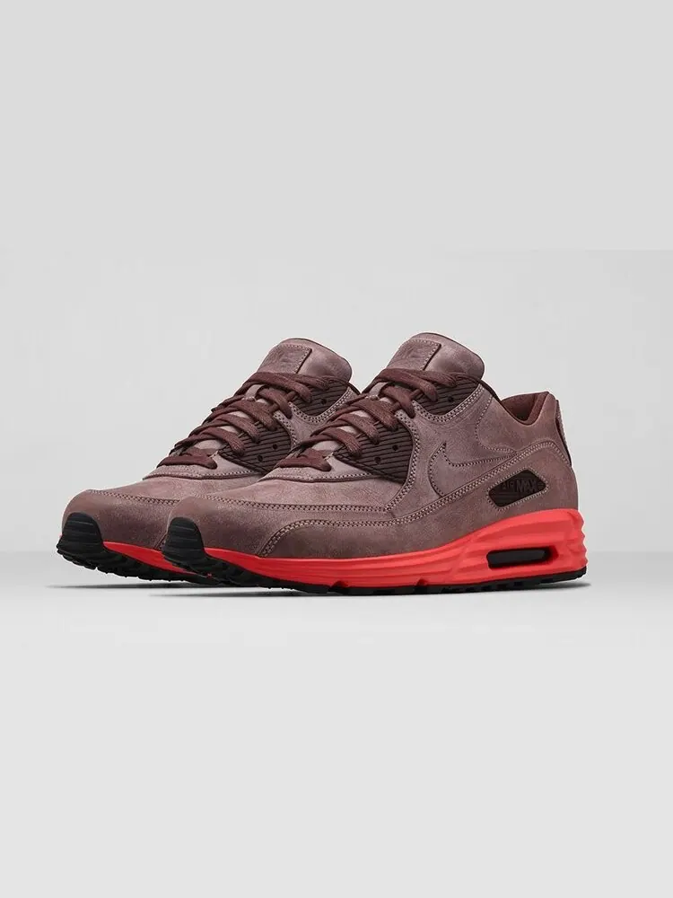 Кроссовки Nike Air Max Lunar90 Leather — изображение 2 из 4, коричневый