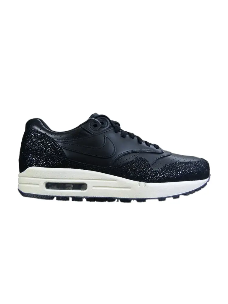 Кроссовки Nike Air Max 1 Leather Pa 'Caviar' — изображение 1 из 5, черный/черный/черный