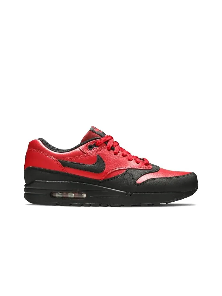 Кроссовки Nike Air Max 1 Leather Premium 'Gym Red Black' — изображение 1 из 4, красный