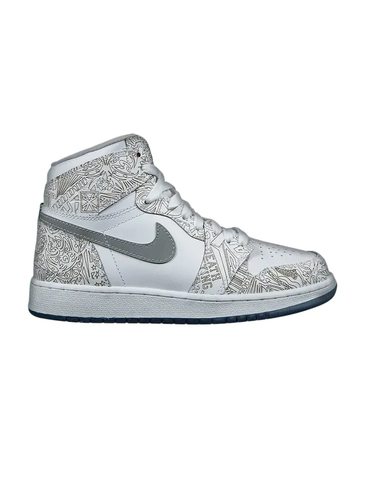 Кроссовки Air Jordan 1 Retro High BG 'Laser' — изображение 1 из 4, белый