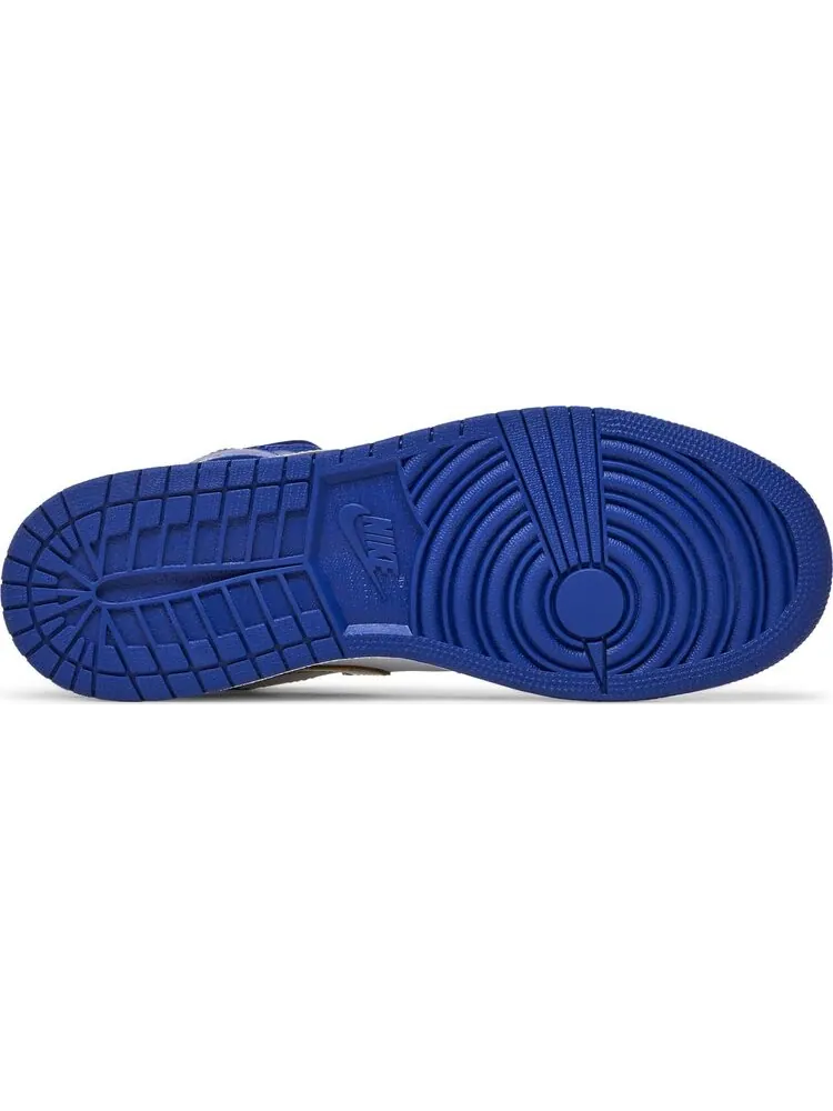 Кроссовки Air Jordan 1 Retro High BG Deep Royal — изображение 4 из 8, белый синий