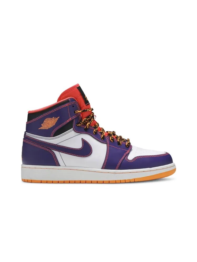 Кроссовки Air Jordan 1 Retro High GS 'Tasmanian Devil' — изображение 1 из 4, фиолетовый