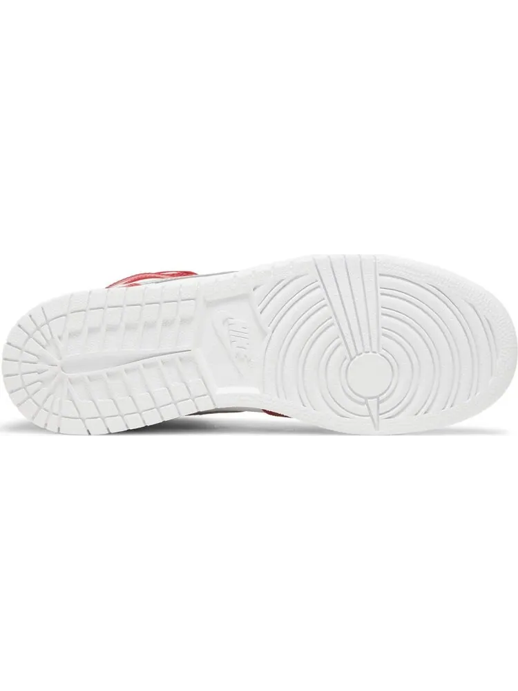 Кроссовки Air Jordan 1 Retro High GS Silver Medal — изображение 4 из 8, красный