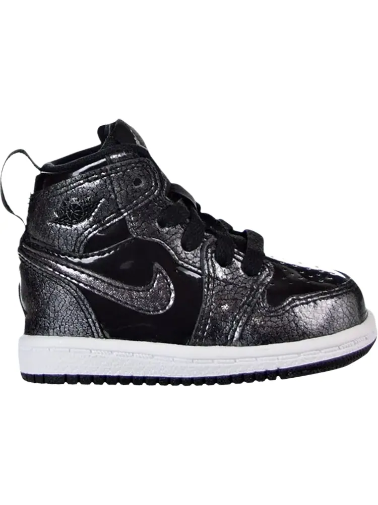 Кроссовки Air Jordan 1 Retro High BT Black Patent — изображение 1 из 1, черный