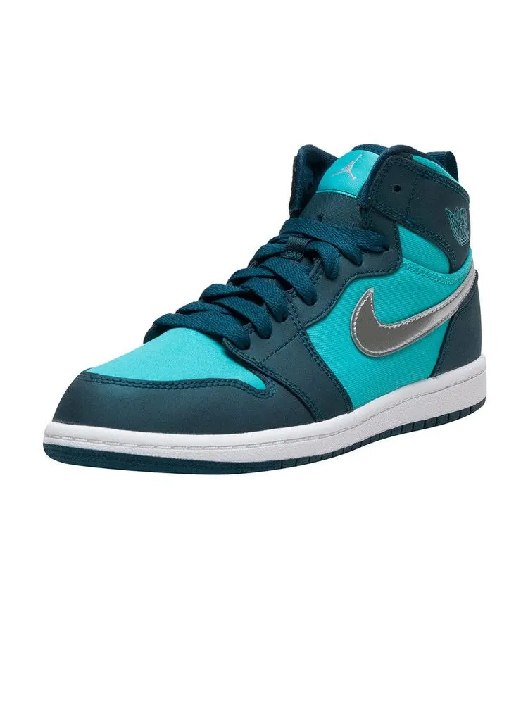 Кроссовки Air Jordan Air Jordan 1 Retro High PS 'Hyper Jade' — изображение 2 из 5, металлик серебристый