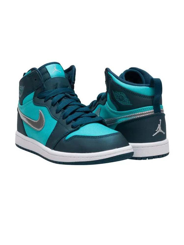 Кроссовки Air Jordan Air Jordan 1 Retro High PS 'Hyper Jade' — изображение 3 из 5, металлик серебристый