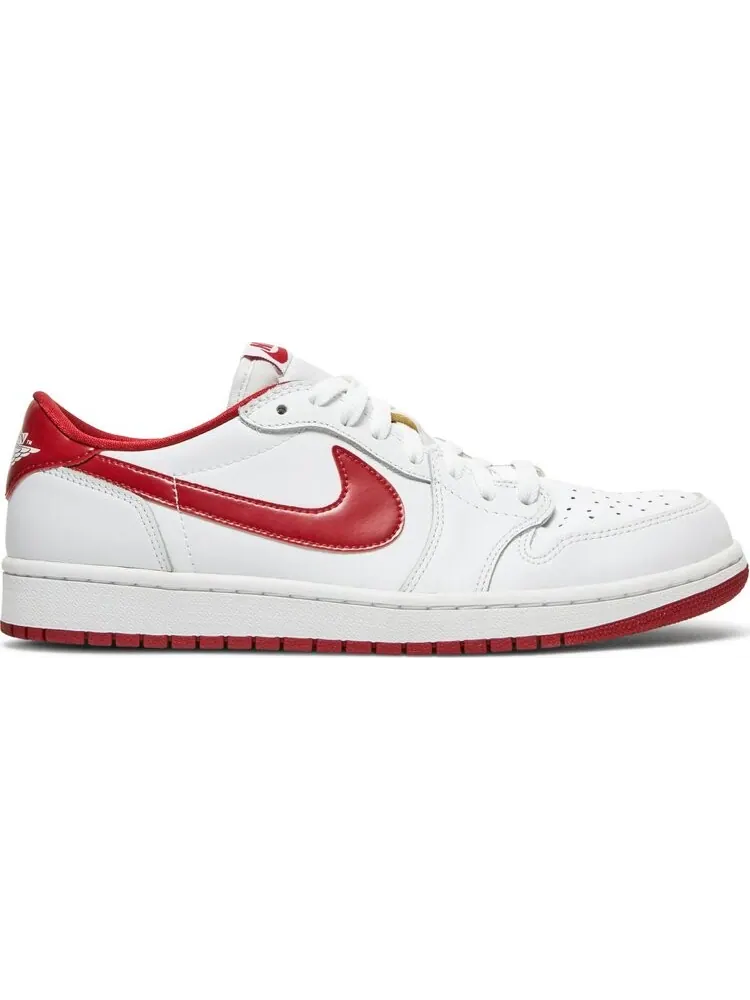 Кроссовки Air Jordan 1 Retro Low OG Varsity Red — изображение 1 из 8, белый