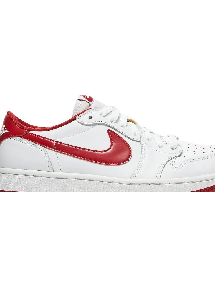 Кроссовки Air Jordan 1 Retro Low OG Varsity Red — изображение 2 из 8, белый