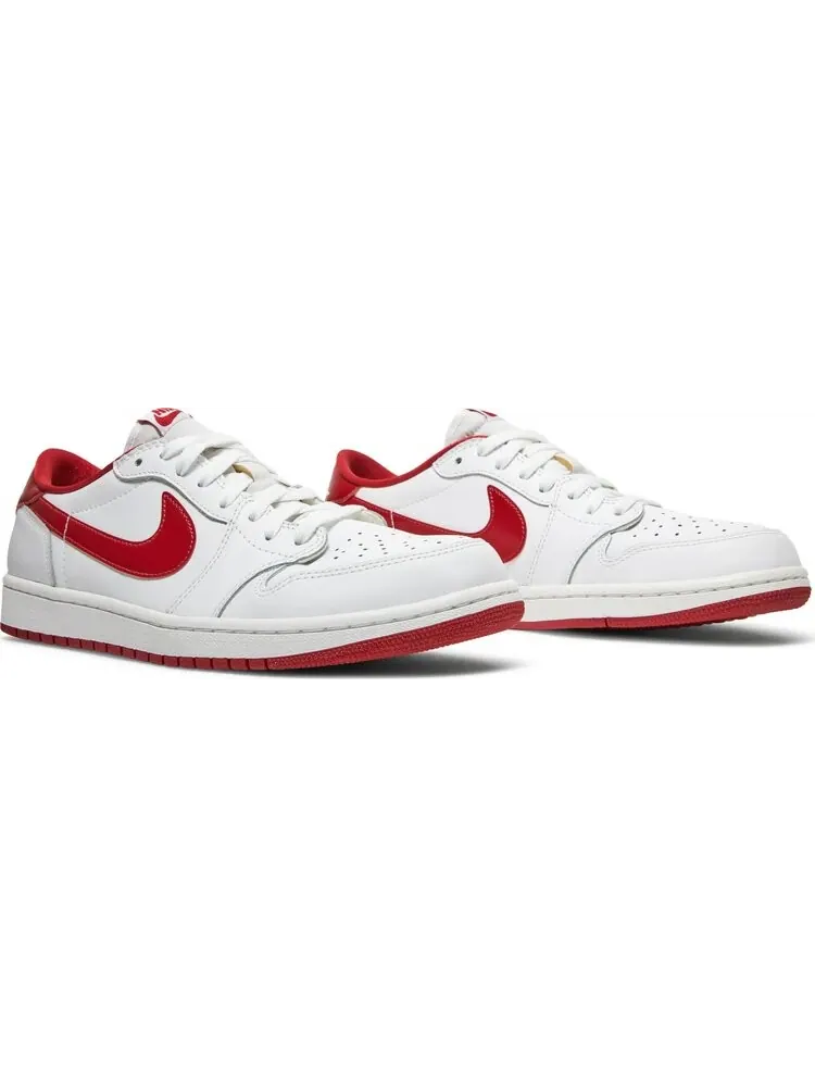 Кроссовки Air Jordan 1 Retro Low OG Varsity Red — изображение 8 из 8, белый