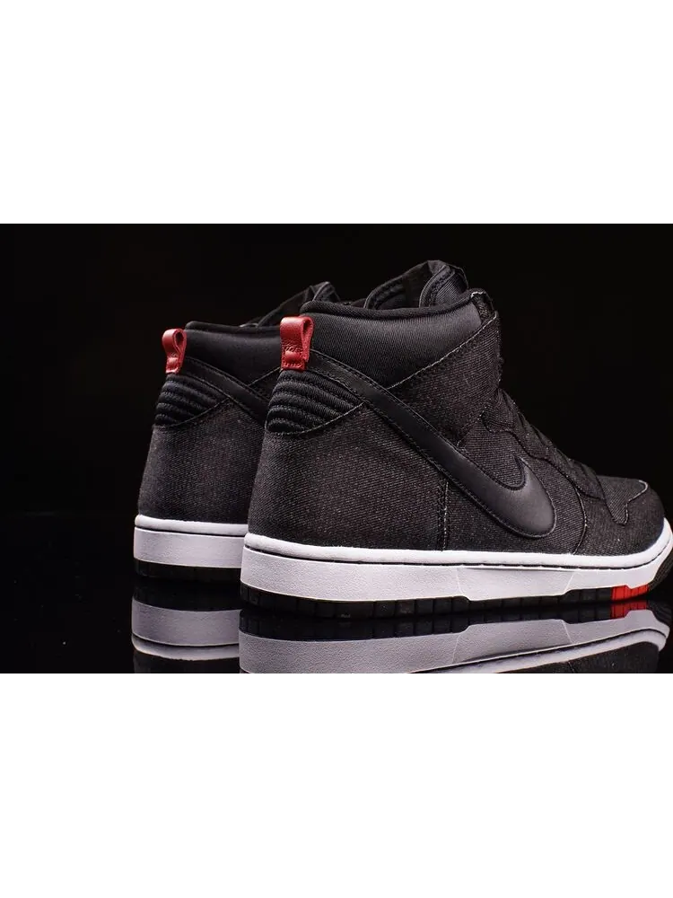 Кроссовки Nike Dunk CMFT High Black Denim — изображение 2 из 3, черный джинсовый синий