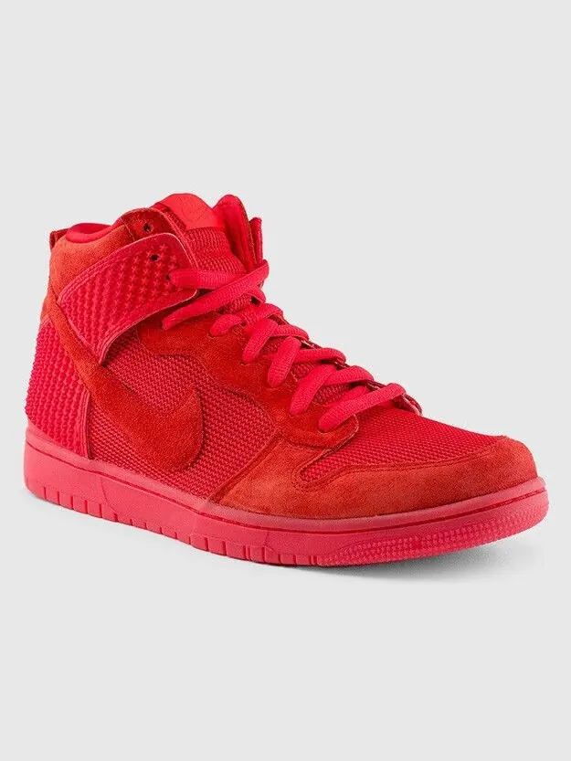 Кроссовки Nike Dunk Hi CMFT Premium Red October — изображение 1 из 3, красный