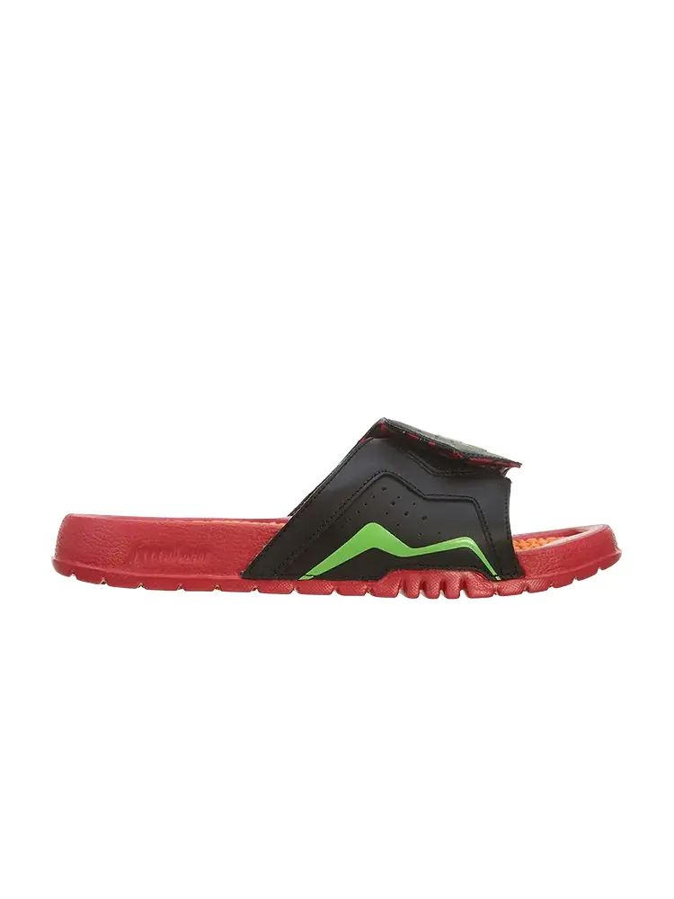 Кроссовки Air Jordan Jordan Hydro 7 Retro Slide GS 'Bright Mandarin' — изображение 1 из 1, черный