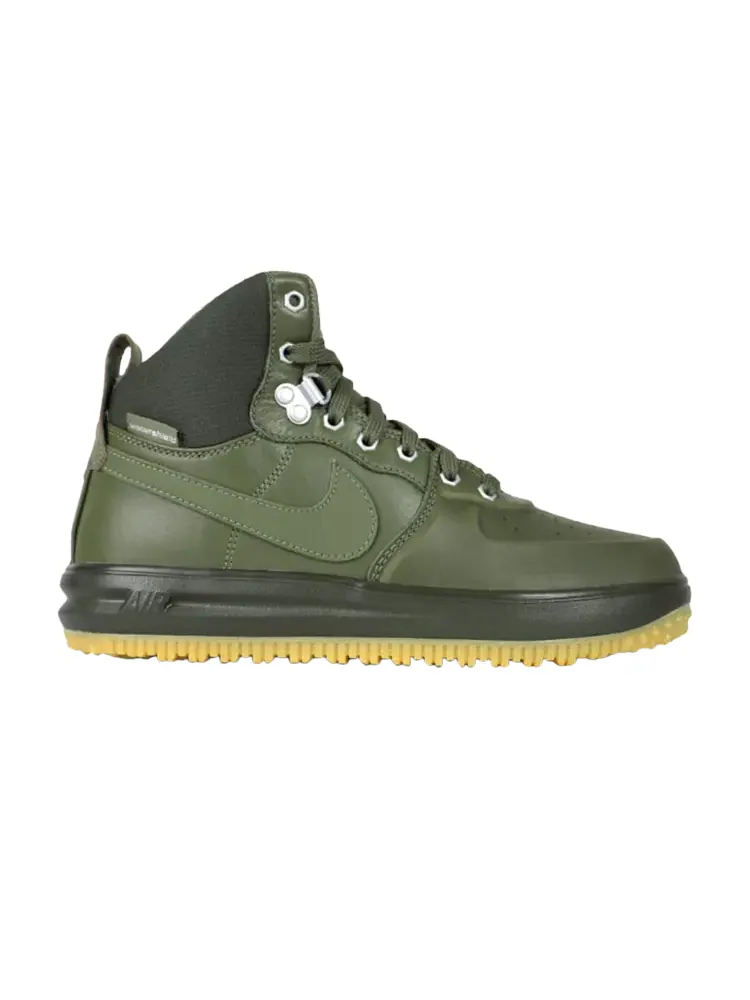 Кроссовки Nike Lunar Force 1 SneakerBoot GS 'Medium Olive' — изображение 1 из 1, зеленый