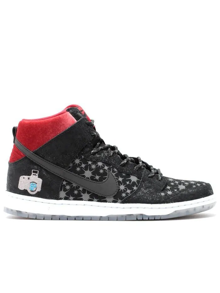 Кроссовки Nike Dunk High Prem SB BP QS 'Paparazzi' — изображение 2 из 4, черный