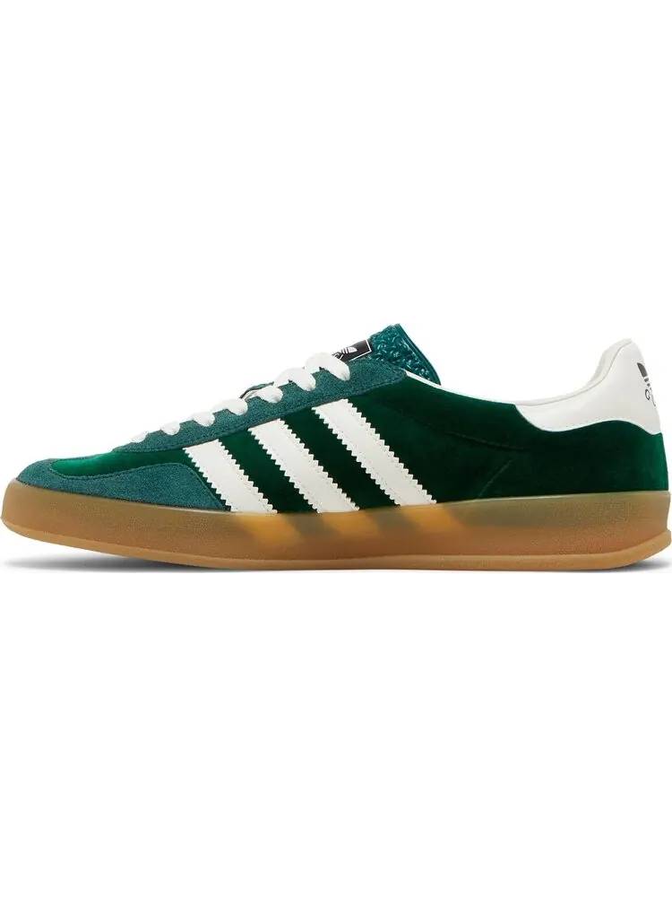 Лимитированные кроссовки Adidas Adidas x Gucci Gazelle 'Green Suede' — изображение 3 из 8, зеленый