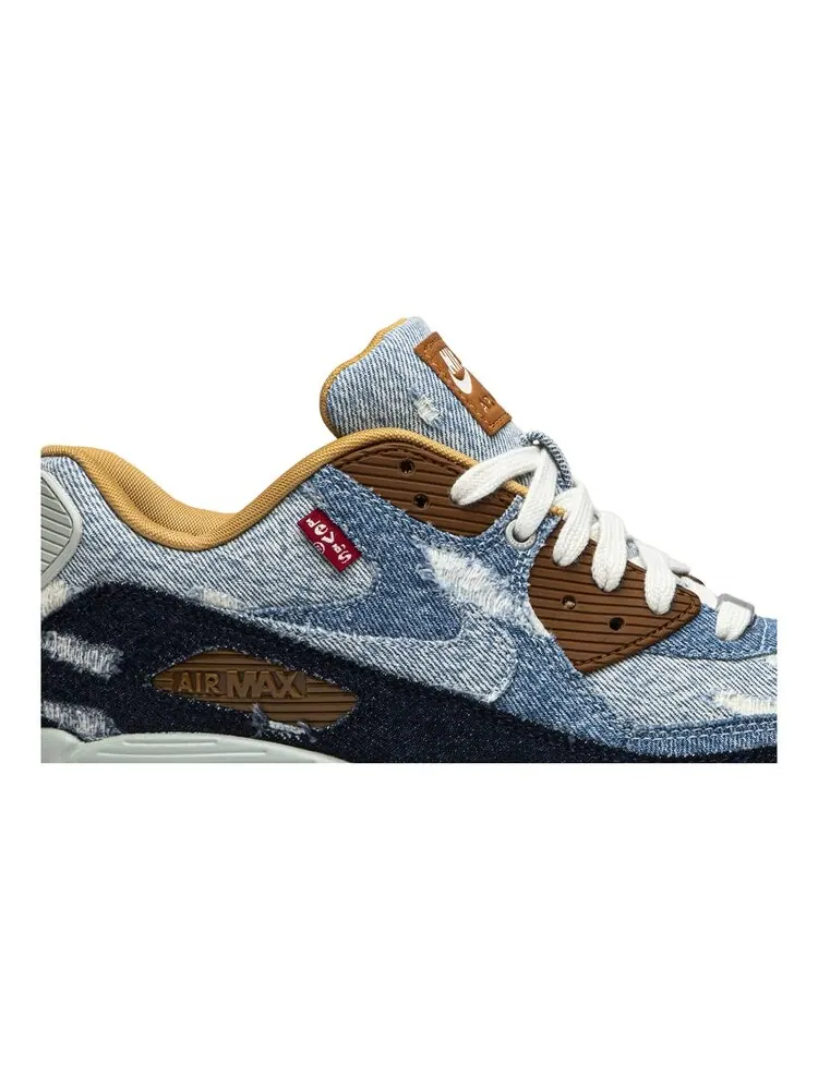 Кроссовки Nike Levi's x Air Max 90 'Nike By You' — изображение 2 из 4, мульти