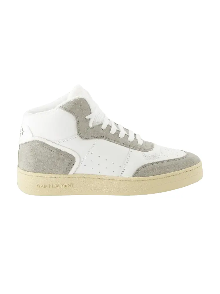 Кроссовки Saint Laurent SL-80 Mid — изображение 1 из 1, белый