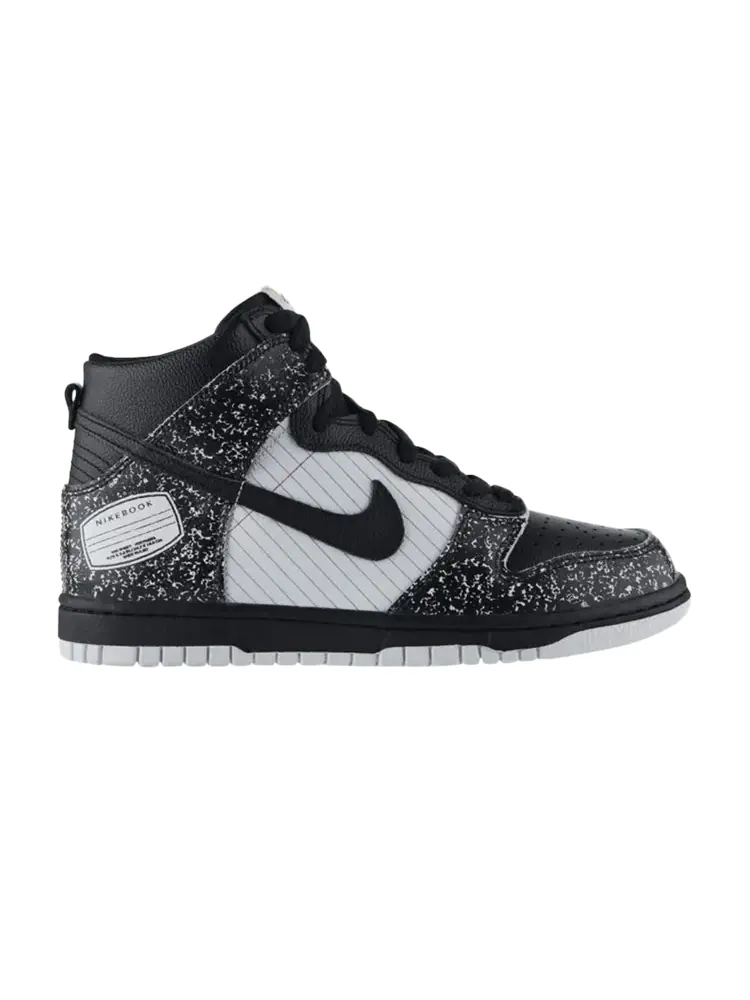 Кроссовки Nike Dunk Hi Premium Bts QS GS 'Notebook' 2014 — изображение 1 из 1, черный