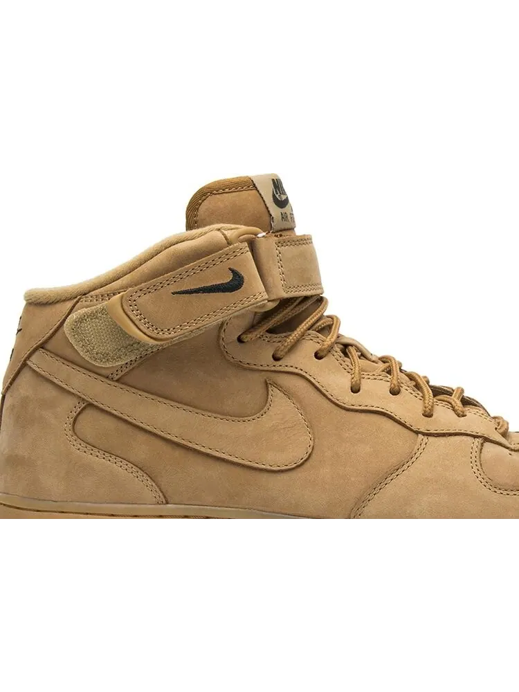 Кроссовки Nike Air Force 1 Mid '07 PRM QS 'Flax' — изображение 2 из 7, загар