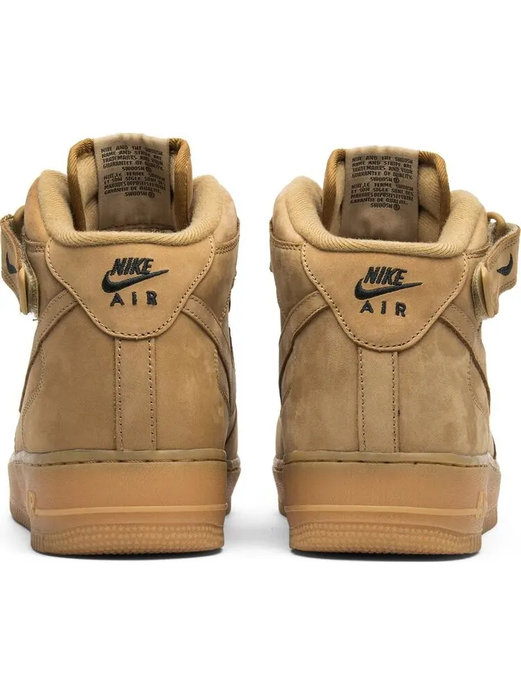 Кроссовки Nike Air Force 1 Mid '07 PRM QS 'Flax' — изображение 5 из 7, загар