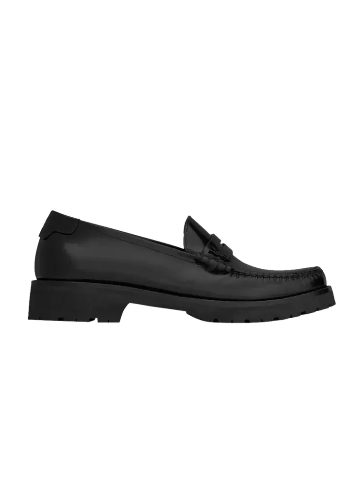 Шлепанцы Saint Laurent Wmns Le Loafer Chunky Penny Slippers Black