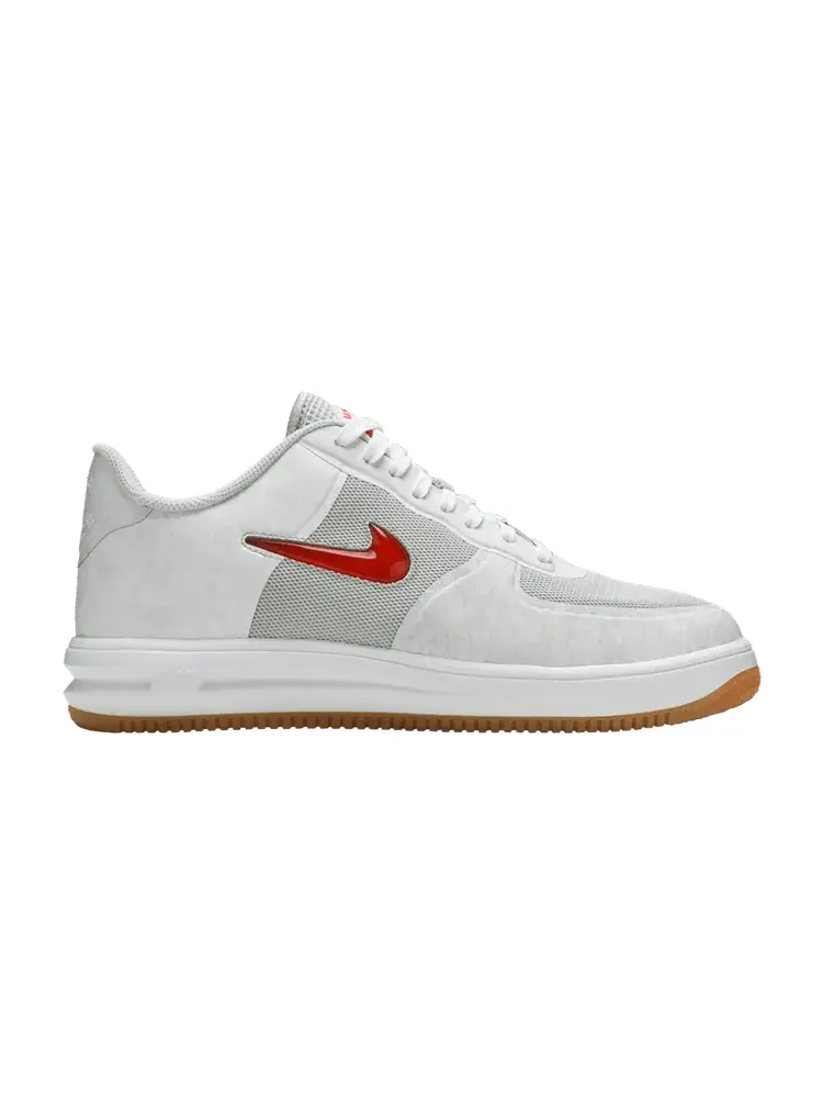 Кроссовки Nike CLOT x Lunar Force 1 Fuse SP '10th Anniversary' — изображение 1 из 9, серый/красный/синий