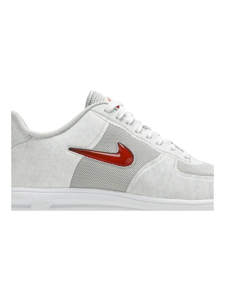 Кроссовки Nike CLOT x Lunar Force 1 Fuse SP '10th Anniversary' — изображение 3 из 9, серый/красный/синий